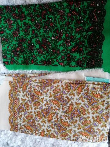 Платки Ткань шерсть 100