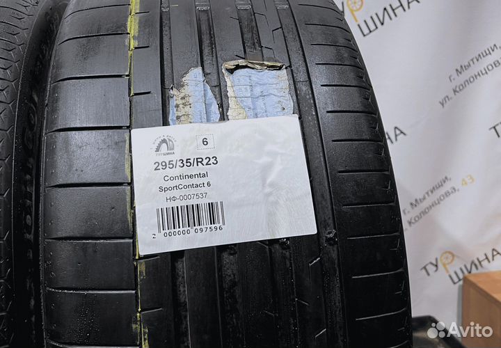 Continental SportContact 6 295/35 R23 94Y