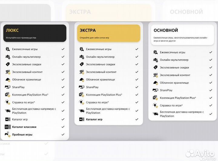 Подписка Playstation plus