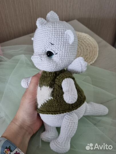 Вязаные игрушки ручной работы дракон