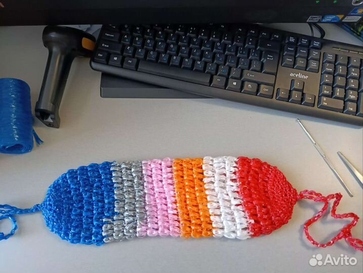 Мочалка ручной работы