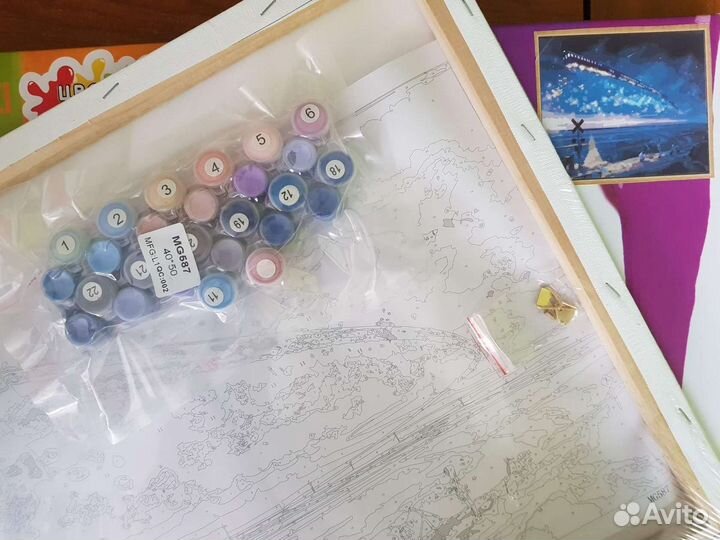 Набор для творчества новый акриловые краски