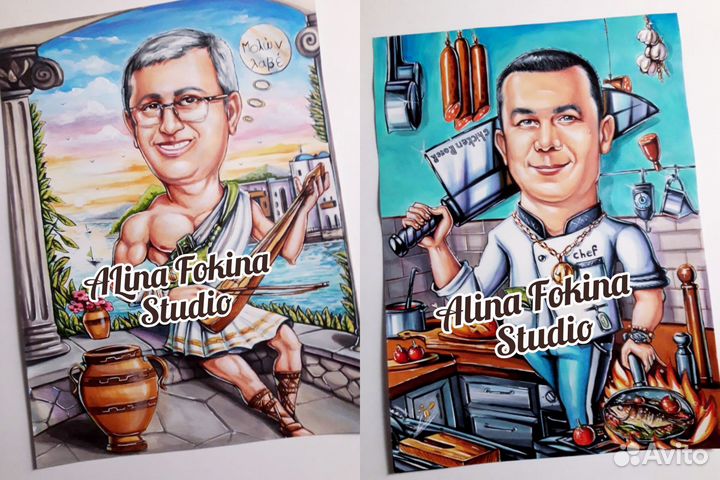 Шарж по фото и на заказ. Шаржист на мероприятие