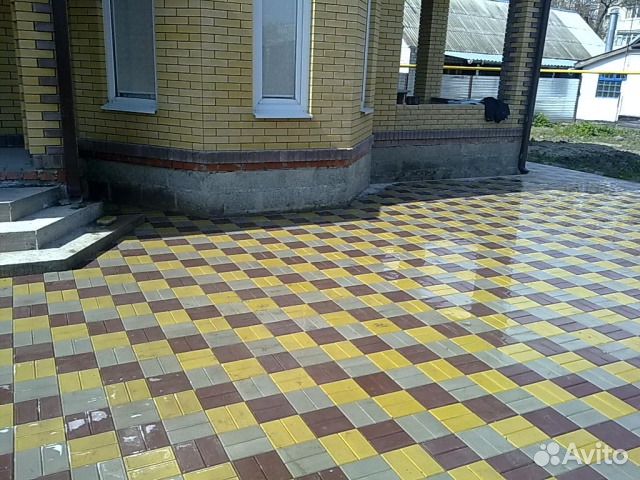 Укладка тротуарной плитки,Отделочные работы