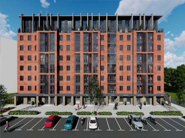 2-к. квартира, 66,9 м², 4/8 эт.