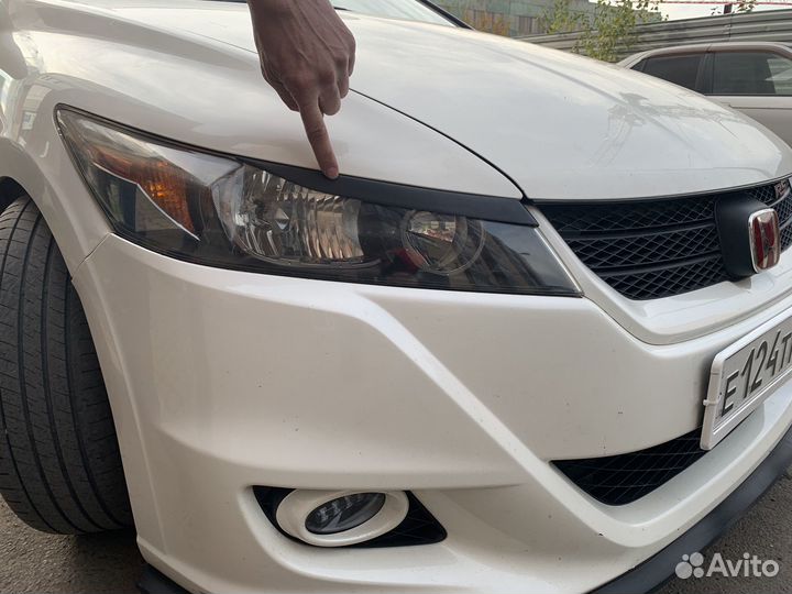 Реснички, накладки на фары Honda stream