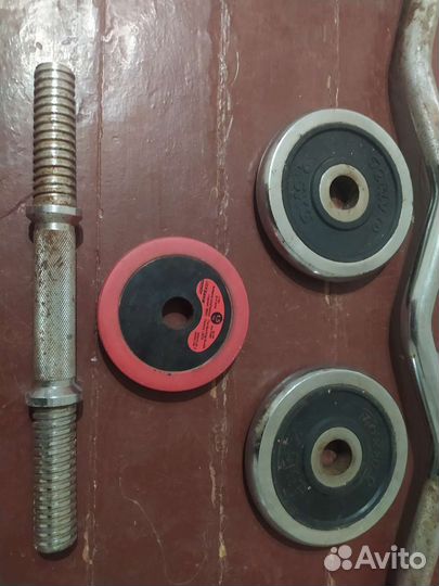 Штанга гриф блины