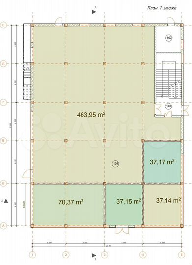 Свободного назначения, 1500 м²