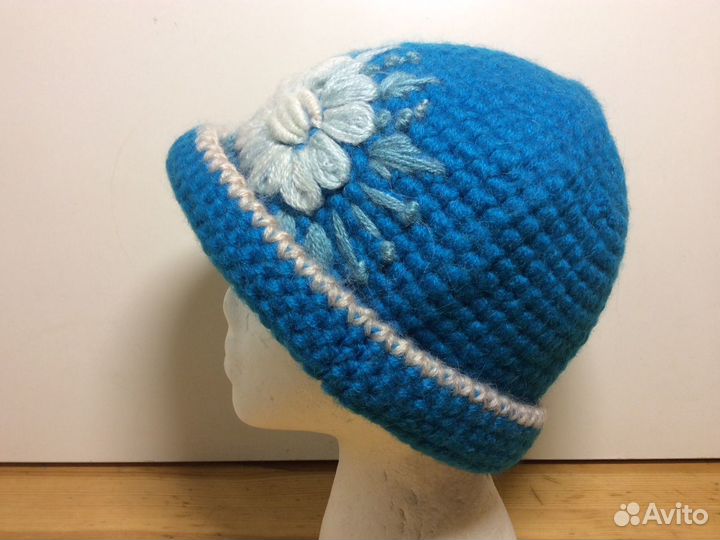 Чудесная вязаная шляпка, 54-57, арт 207