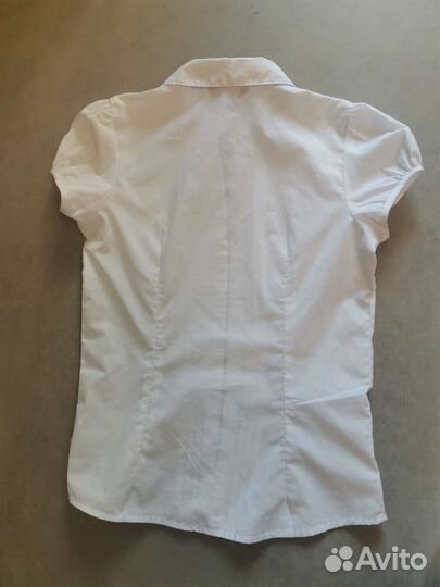 Рубашка белая на девочку 140см