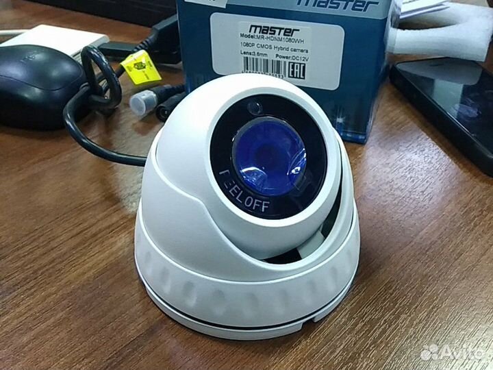 Видеокамера AHD 2mp Купольная