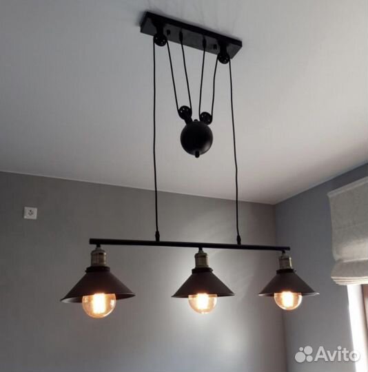 Светильник подвесной (люстра лофт)