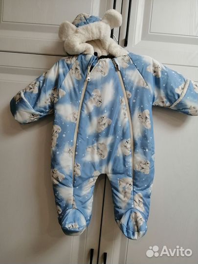 Комбинезон демисезонный р 62-68