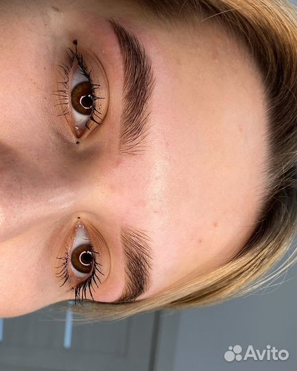 Ламинирование и окрашивание бровей и ресниц