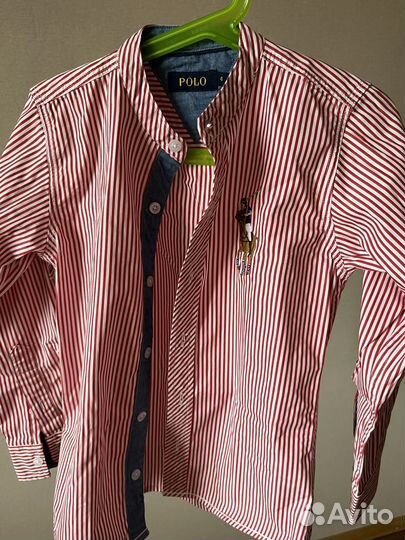 Ralph lauren рубашка на мальчика 6-8 лет