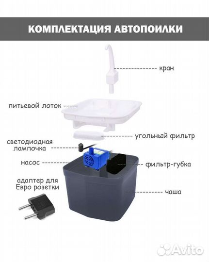 Автопоилка для кошек