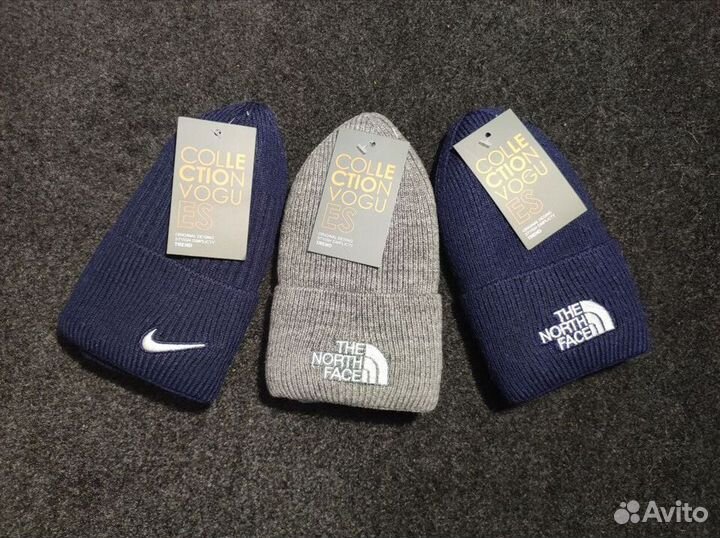 Шапки тёплые nike/TNF