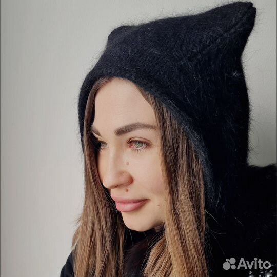 Шапка чепчик с ушками