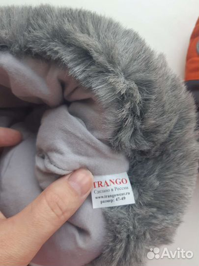 Комплект зимний,теплая шапка 47-49 и краги