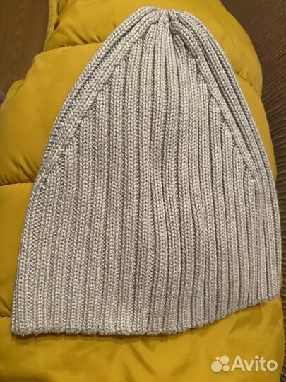 Шапка бини вязанная детская