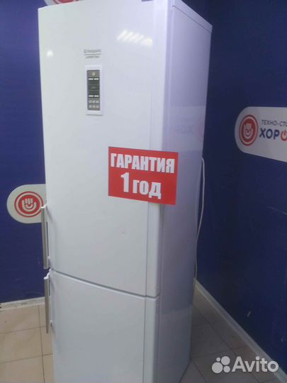 Холодильник бу hotpoint-ariston с гарантией 1 год