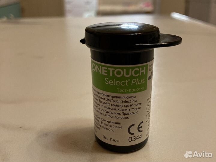 Тест полоски Onetouch select plus