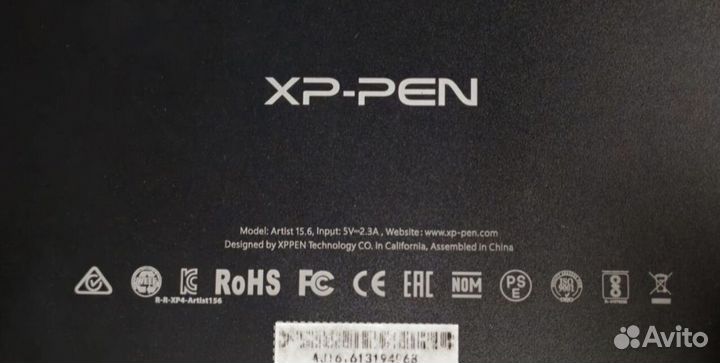 Графический планшет xp pen artist 15.6