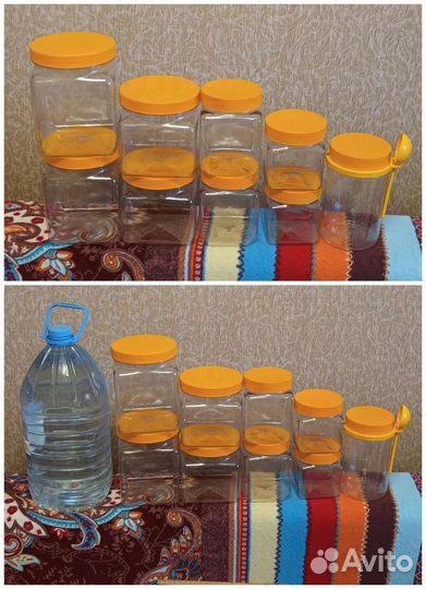 Контейнеры пластиковые для хранения сыпучих