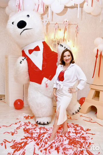 Белый Мишка, Чебурашка, Панда, Тедди поздравление