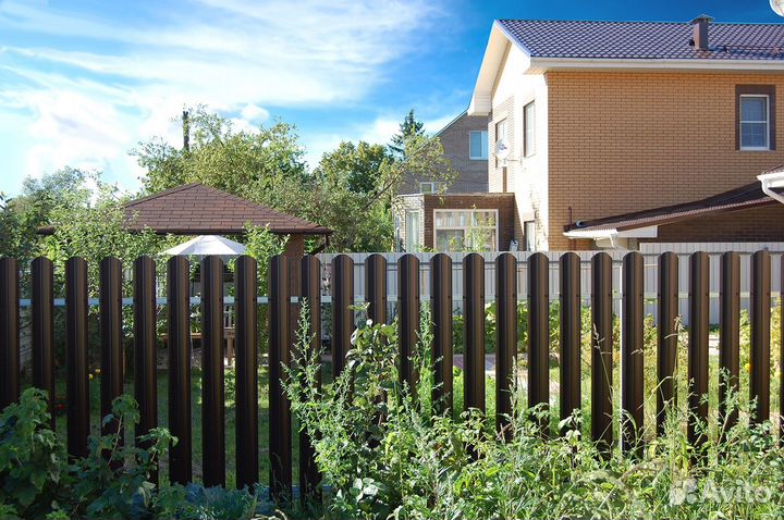 Штакетник Twin с прямым резом 0,5 Satin RAL 9003 сигнальный белый, 1.00 м