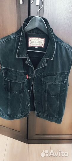 Жилет джинсовый женский