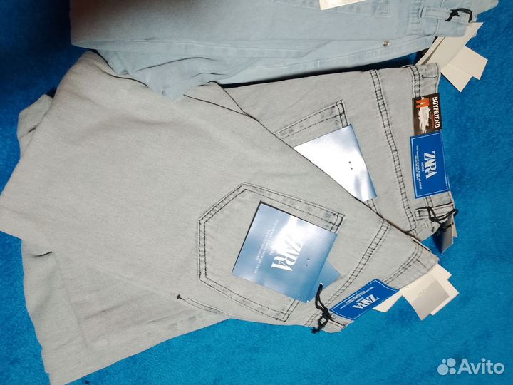 Джинсы zara бананы