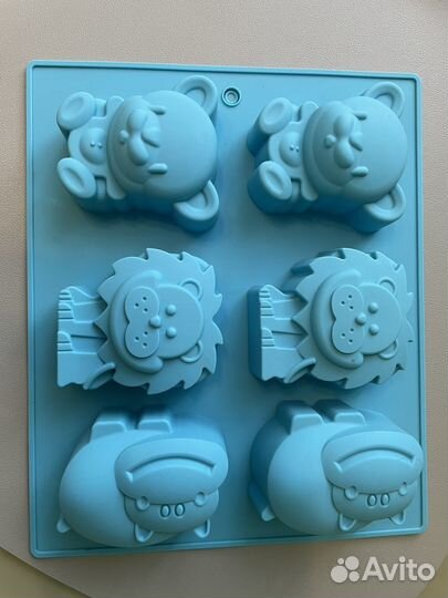 Формы силиконовые для выпечки, мыла