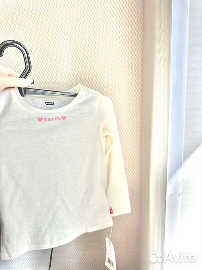 Костюм Levi’s лонгслив + комбинезон 98 р-р