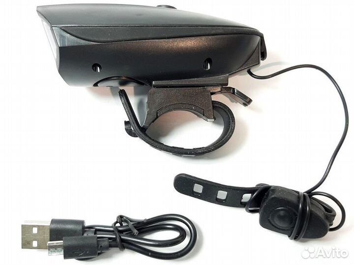 Фонарь для велосипеда передний 7588 USB (3 функции