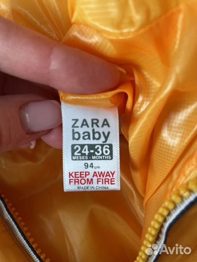 Куртка детская 2-3года Zara kids