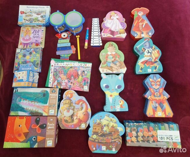 Игры и пазлы Djeco, Ravensburger