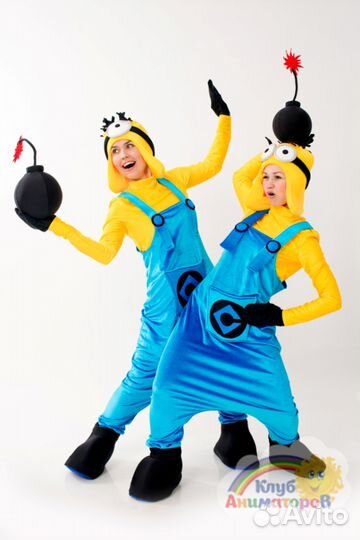 Миньон одноглазый костюм аниматора