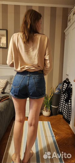 Шорты джинсовые pull&bear