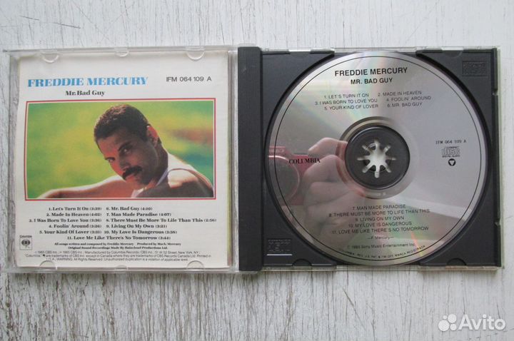 CD freddie mercury - MR. BAD GUY