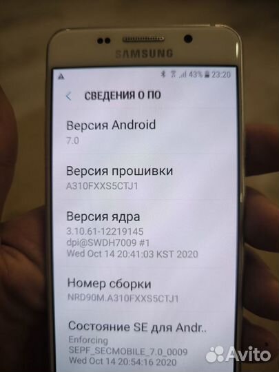 Samsung Galaxy A3 (2016) SM-A310F/DS, 16 ГБ