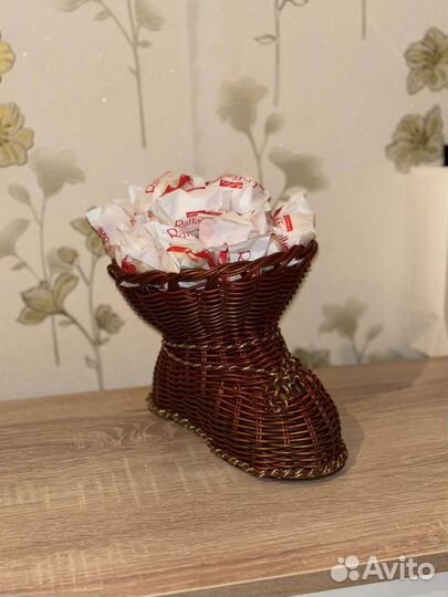 Корзина из ротанга