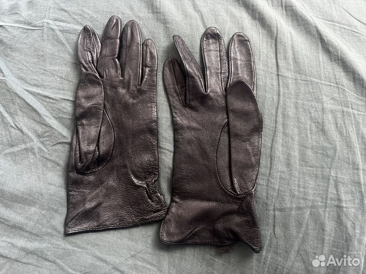 Перчатки женские кожаные 8