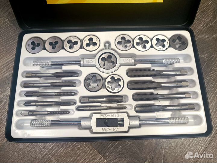 Набор метчиков и плашек Эврика