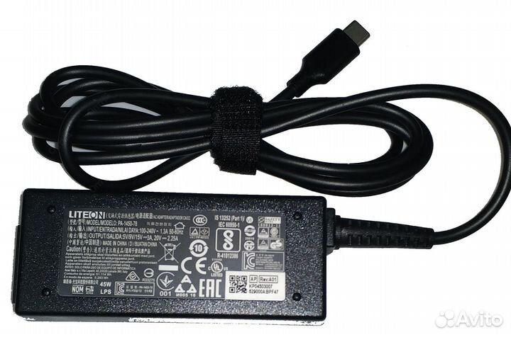 Блок питания для ноутбука Toshiba Type-C, 45W (20V