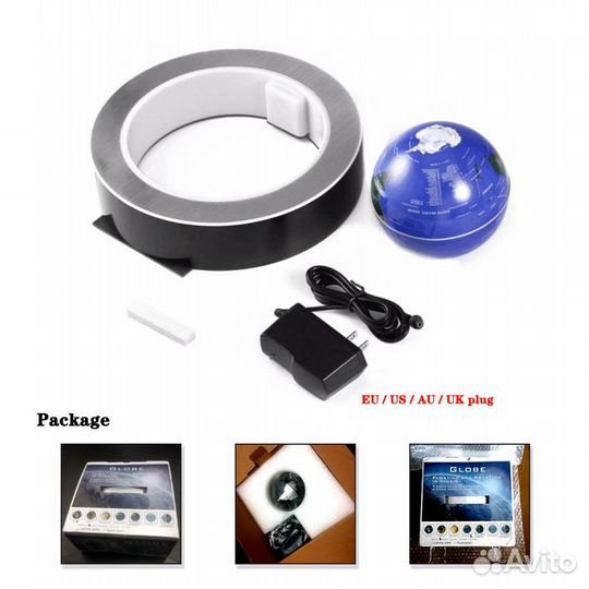 Светильник, магнитный левитирующий глобус