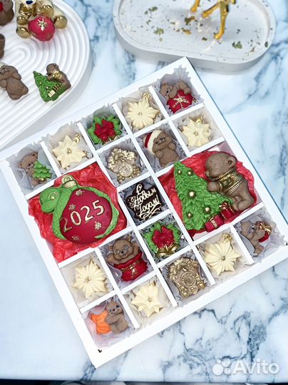 Шоколадный подарок на новый год