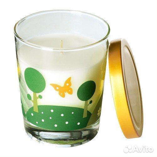 IKEA тимглас Ароматическая свеча в стакане