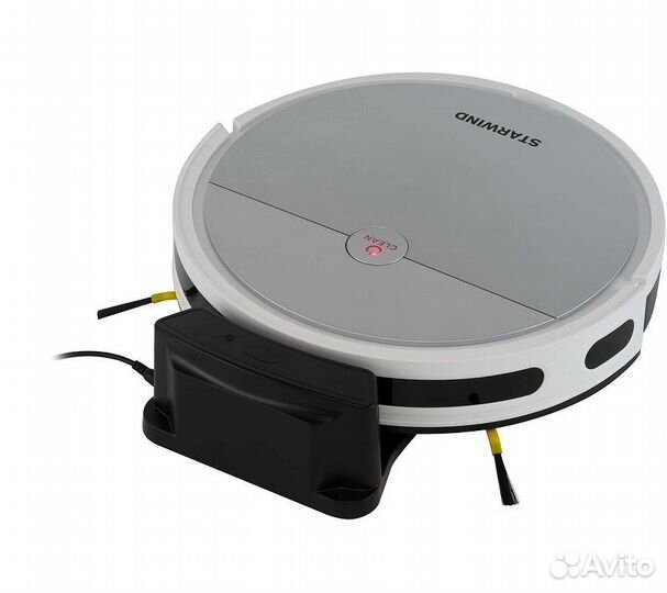 Пылесос-робот Starwind SRV4570 15Вт серебристый/бе