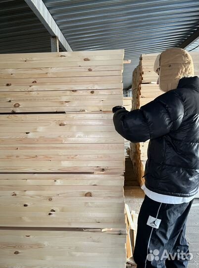 Сосна/ёлка Брусок сухой строганный 140 x 140